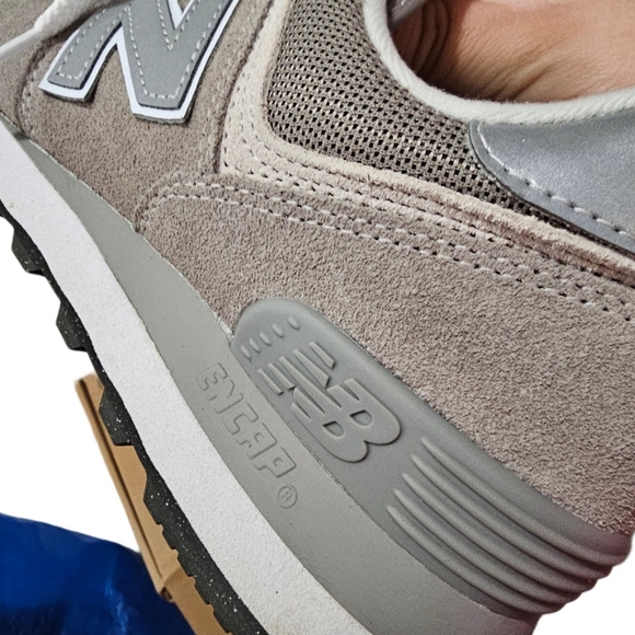 New Balance 574 Evergreen Green Leaf in Grey with White WL574EVG - Picture 6 of 11